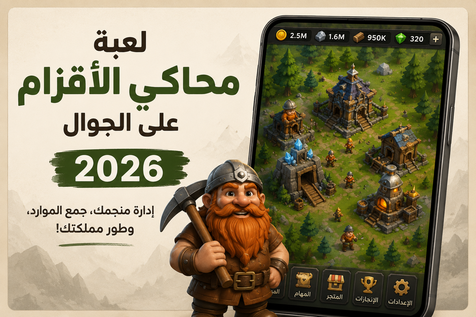 لعبة محاكي الأقزام على الجوال
