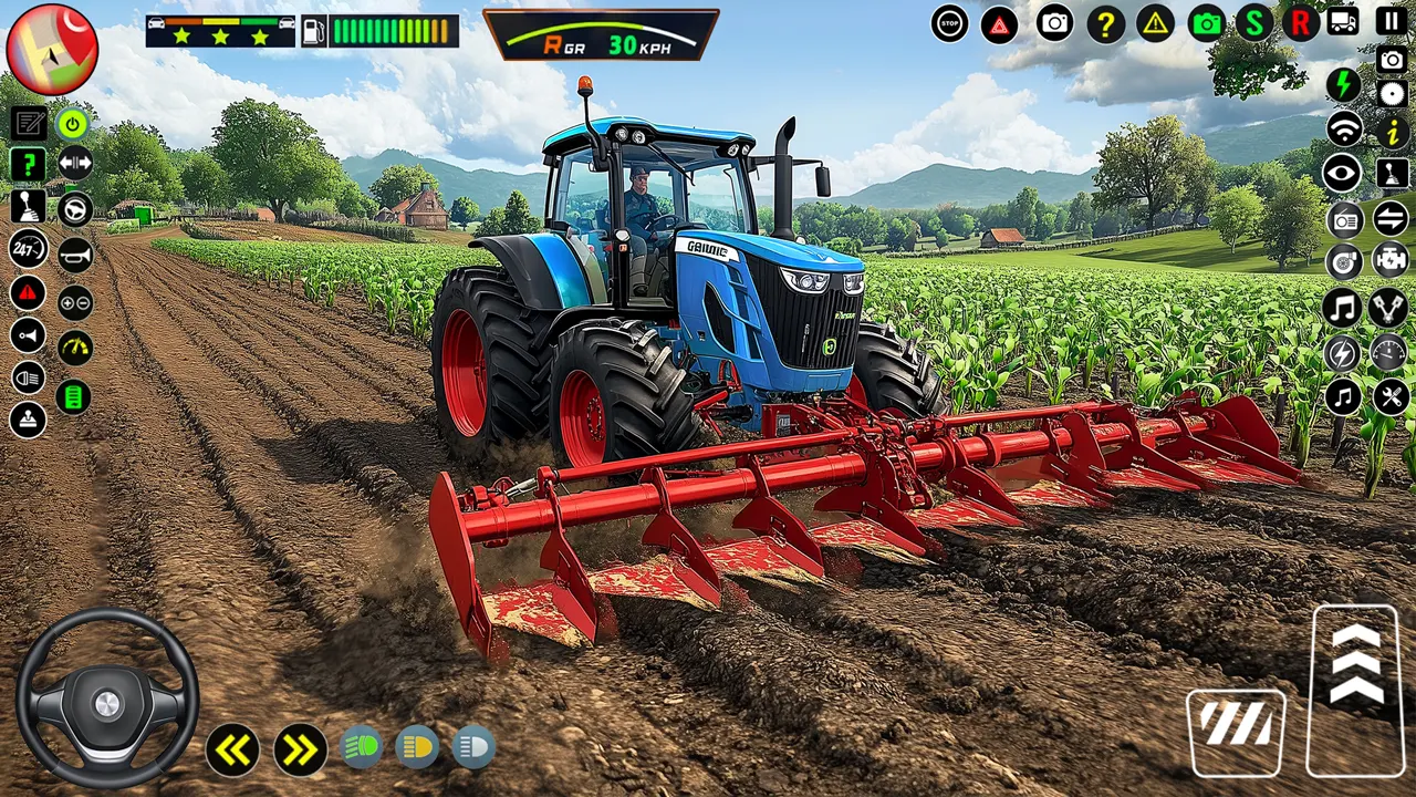 Farming Tractor Simulator: طريقة اللعب والتحميل