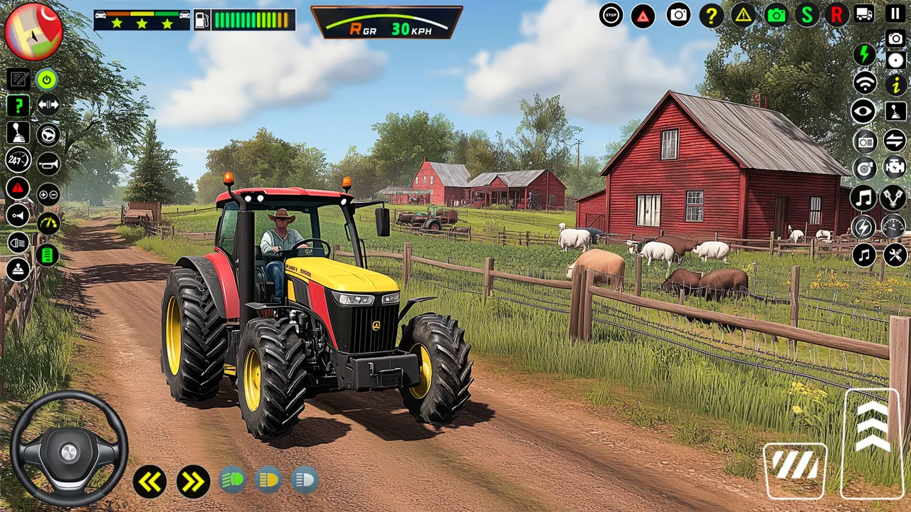 Farming Tractor Simulator: طريقة اللعب والتحميل